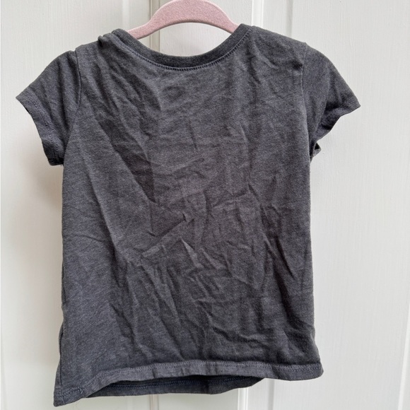 The Children's Place 3T Gray and Pink Mommy & Daddy Short Sleeve Tee Shirt - Picture 5 of 5